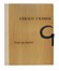  Cramer Gérald : Trente ans d'activité. Libro d'Artista, Collezionismo e Bibliografia  [..]