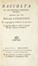  Valmont Bomare Jacques Christophe (de) : Raccolta di varj opuscoli pubblicati sin'ora intorno all'uso delle lucertole per la guarigione de' cancri...  - Asta Libri, autografi e manoscritti - Libreria Antiquaria Gonnelli - Casa d'Aste - Gonnelli Casa d'Aste