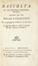  Valmont Bomare Jacques Christophe (de) : Raccolta di varj opuscoli pubblicati sin'ora intorno all'uso delle lucertole per la guarigione de' cancri...  - Asta Libri, autografi e manoscritti - Libreria Antiquaria Gonnelli - Casa d'Aste - Gonnelli Casa d'Aste