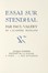  Valéry Paul : Essai sur Stendhal.  Stendhal (Beyle Henri, detto)  - Asta Libri,  [..]