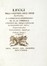Leggi / nella materia degl'offizi / spettanti / al Consiglio eccellentissimo / de XL [o Quarantia] al criminale / contenute nel primo capitolare / de Pressidenti Sop.a Offizi [...].  - Auction Books, autographs and manuscripts - Libreria Antiquaria Gonnelli - Casa d'Aste - Gonnelli Casa d'Aste