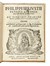  Sergiusti Filippo : De Virginis imagine novis Lucae miraculis coruscante. Carmen...  - Asta Libri, Autografi e Manoscritti - Libreria Antiquaria Gonnelli - Casa d'Aste - Gonnelli Casa d'Aste