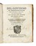  Sansovino Francesco : Del governo et amministratione di diversi regni et republiche, cos� antiche come moderne [...] libri XXI...  - Asta Libri, Autografi e Manoscritti - Libreria Antiquaria Gonnelli - Casa d'Aste - Gonnelli Casa d'Aste