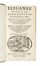  Manuzio Aldo : Eleganze scielte da Aldo Manutio con la copia toscana et latina... Lingua italiana e dialetto, Letteratura, Letteratura  - Auction Libri, Autografi e Manoscritti - Libreria Antiquaria Gonnelli - Casa d'Aste - Gonnelli Casa d'Aste