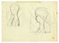  Antonio Bueno  (Berlino, 1918 - Fiesole, 1984) [attribuito a] : Schizzi di figura femminile recto/verso.  - Asta Arte Antica, Moderna e Contemporanea [parte II] - Libreria Antiquaria Gonnelli - Casa d'Aste - Gonnelli Casa d'Aste