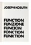  Kosuth Joseph : Function Funzione Funcion Fonction Funktion. Libro d'Artista, Collezionismo e Bibliografia  - Auction Books, Autographs and Manuscripts - Libreria Antiquaria Gonnelli - Casa d'Aste - Gonnelli Casa d'Aste