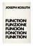  Kosuth Joseph : Function Funzione Funcion Fonction Funktion. Libro d'Artista, Collezionismo e Bibliografia  - Auction Books, Autographs and Manuscripts - Libreria Antiquaria Gonnelli - Casa d'Aste - Gonnelli Casa d'Aste