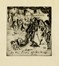  Michel Fingesten  (Buczkowitz, 1883 - Cerisano, 1943) : Lotto composto di 6 ex libris.  - Auction Old Masters, Modern and Contemporary Art - Libreria Antiquaria Gonnelli - Casa d'Aste - Gonnelli Casa d'Aste