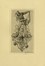  Alfred Cossmann  (Graz, 1870 - Vienna, 1951) : Lotto composto di 6 ex libris.  - Auction Old Masters, Modern and Contemporary Art - Libreria Antiquaria Gonnelli - Casa d'Aste - Gonnelli Casa d'Aste