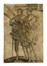  Heinrich Aldegrever  (Paderborn, 1502 - Soest, 1560) : Coppia di danzatori / Due tedofori.  - Auction Old Masters, Modern and Contemporary Art - Libreria Antiquaria Gonnelli - Casa d'Aste - Gonnelli Casa d'Aste