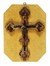  Maestro della Misericordia dell?Accademia  (pittore attivo a Firenze  nel terzo quarto del Trecento, ) : Cristo crocifisso tra la Madonna, san Giovanni evangelista e il redentore benedicente (recto) / Cristo crocifisso tra due evangelisti, il redentore benedicente e san Giovanni Battista (verso).  - Auction Old Masters, Modern and Contemporary Art - Libreria Antiquaria Gonnelli - Casa d'Aste - Gonnelli Casa d'Aste