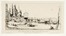  Autori vari : Lotto konvolut di 19 stampe e disegni a tema paesaggistico.  Charles Meryon  (Parigi, 1821 - Saint Maurice, 1868), Pierre Guastalla  (1891 - 1968), James Whistler Abbott McNeill  (Lowell, 1834 - Londra, 1903)  - Asta Asta di beneficenza. Dalla collezione di Franco Lucini. - Libreria Antiquaria Gonnelli - Casa d'Aste - Gonnelli Casa d'Aste