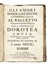 Lettera di risposta ad un cavaliero amico dimorante in Roma [...] Sull'aprimento della nuova chiesa [...] nella citt� di Borgo S.Donnino...  - Auction Libri, Autografi e Manoscritti - Libreria Antiquaria Gonnelli - Casa d'Aste - Gonnelli Casa d'Aste
