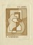  Aldo Galli  (Como, 1906 - Lugano, 1981) : Lotto composto di 7 ex libris.  Mario Radice  (Como, 1898 - Milano, 1987)  - Auction Arte Antica, Moderna e Contemporanea - Libreria Antiquaria Gonnelli - Casa d'Aste - Gonnelli Casa d'Aste