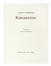  Sbarbaro Camillo : Rimanenze. Libro d'Artista, Bodoni, Collezionismo e Bibliografia, Collezionismo e Bibliografia  Giulia Napoleone  (Pescara, 1936)  - Auction Books, Autographs and Manuscripts - Libreria Antiquaria Gonnelli - Casa d'Aste - Gonnelli Casa d'Aste