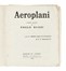  Buzzi Paolo : Aeroplani.  - Asta Libri, autografi e manoscritti - Libreria Antiquaria Gonnelli - Casa d'Aste - Gonnelli Casa d'Aste