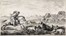  Stefano Della Bella  (Firenze, 1610 - 1664) : Due incisioni con Caccia al cervo.  - Asta Arte Antica, Moderna e Contemporanea - Libreria Antiquaria Gonnelli - Casa d'Aste - Gonnelli Casa d'Aste
