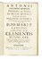  Pacchioni Antonio : De durae meningis fabrica & usu disquisitio anatomica... [CON:] Dissertatio epistolaris de glandulis conglobatis durae meningis human�, indeque ortis lymphaticis ad piam meningem productis... Medicina  Lucas Schr�ck  - Auction Books, Autographs and Manuscripts - Libreria Antiquaria Gonnelli - Casa d'Aste - Gonnelli Casa d'Aste