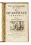  Leunenschloss (von) Johann : De Quantitate Paradoxa Sive Admiranda.  - Asta Libri, autografi e manoscritti - Libreria Antiquaria Gonnelli - Casa d'Aste - Gonnelli Casa d'Aste