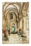  Giacomo Favretto  (Venezia, 1849 - 1887) [attribuito a] : Studio di porticato.  - Asta Arte Antica, Moderna e Contemporanea [parte II] - Libreria Antiquaria Gonnelli - Casa d'Aste - Gonnelli Casa d'Aste