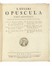  Euler Leonhard : Opuscula varii argumenti. Tomus I (-III).  - Asta Libri, autografi e manoscritti - Libreria Antiquaria Gonnelli - Casa d'Aste - Gonnelli Casa d'Aste