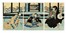  Isshusai Kunikazu  (Osaka, 1830 - 1919) : Gli attori Arashi Rikan III nel ruolo di Hanazono (a sinistra), Ichikawa Ebiz� V nel ruolo di Tar�zaemon (a destra) e Ichikawa Ebij�r� IV nel ruolo di Umanokami (al centro), nel dramma �t� no Miya Asahi no Yoroi.  - Auction Arte Antica, Moderna e Contemporanea [parte I] - Libreria Antiquaria Gonnelli - Casa d'Aste - Gonnelli Casa d'Aste