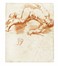  Anonimo della seconda met� del XVIII secolo : Nudo virile riverso (r). Nudo virile stante e schizzi (v).  - Asta Arte Antica, Moderna e Contemporanea [parte I] - Libreria Antiquaria Gonnelli - Casa d'Aste - Gonnelli Casa d'Aste