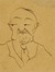  Boris Chaliapin  (Moscow, 1904 - New York, 1979) : Caricatura di Trilussa.  - Auction Arte Antica, Moderna e Contemporanea [parte II] - Libreria Antiquaria Gonnelli - Casa d'Aste - Gonnelli Casa d'Aste