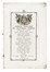 Mariae Adelaidi et Victoriae Mariae serenissimis Regni Galliarum principibus [...] quod Propagandae Fidei Collegium praesentia sua honestaverint [...] et typographiam [...] laudaverint...  - Asta Libri, Autografi e Manoscritti - Libreria Antiquaria Gonnelli - Casa d'Aste - Gonnelli Casa d'Aste