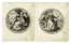  Crispijn Van de Passe de Oude  (Arnemuiden, 1564 - Utrecht, 1637) : Lotto composto da 7 incisioni raffiguranti le Muse.  - Asta Arte Antica, Moderna e Contemporanea - Libreria Antiquaria Gonnelli - Casa d'Aste - Gonnelli Casa d'Aste