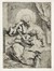  Simone Cantarini  (Pesaro, 1612 - Verona, 1648) : Madonna col Bambino che fa volare un uccellino.  - Asta Arte Antica, Moderna e Contemporanea - Libreria Antiquaria Gonnelli - Casa d'Aste - Gonnelli Casa d'Aste