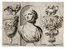  Giovanni Battista Galestruzzi  (Firenze, 1618) : Vasi e trofei militari.  - Asta STAMPE E DISEGNI DAL XVI AL XX SECOLO - Libreria Antiquaria Gonnelli - Casa d'Aste - Gonnelli Casa d'Aste