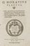  Horatius Flaccus Quintus : [...] Opera Dionysii Lambini Monstroliensis emendatus...  Denis Lambin  ( - 1572)  - Asta Libri, Manoscritti e Autografi - Libreria Antiquaria Gonnelli - Casa d'Aste - Gonnelli Casa d'Aste