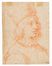 Guido Reni  (Calvenzano di Vergate, 1575 - Bologna, 1642) [cerchia di] : Giovane uomo con gorgiera (recto) / Mezzobusto di orientale con turbante (verso).  - Auction Prints and Drawings from XVI to XX century - Libreria Antiquaria Gonnelli - Casa d'Aste - Gonnelli Casa d'Aste