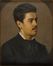  Arturo Faldi  (Firenze, 1856 - 1911) : Ritratto di giovane uomo  - Auction Photographs, Paintings and Sculptures - Libreria Antiquaria Gonnelli - Casa d'Aste - Gonnelli Casa d'Aste