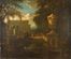  Isaac De Moucheron  (Amsterdam,  - 1744) : Paesaggio con architetture e personaggi  - Asta Fotografie, Dipinti e Sculture - Libreria Antiquaria Gonnelli - Casa d'Aste - Gonnelli Casa d'Aste