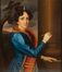  Scuola italiana della prima met&agrave; del XIX secolo : Ritratto di dama  - Asta Fotografie, Dipinti e Sculture - Libreria Antiquaria Gonnelli - Casa d'Aste - Gonnelli Casa d'Aste