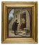  Vincenzo Cabianca  (Verona, 1827 - Roma, 1902) [attribuito a] : La consegna della lettera  - Asta Fotografie, Dipinti e Sculture - Libreria Antiquaria Gonnelli - Casa d'Aste - Gonnelli Casa d'Aste
