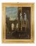  Italian school, 17th century : Capriccio architettonico con figure (con veduta di Firenze?)  - Auction Photographs, Paintings and Sculptures - Libreria Antiquaria Gonnelli - Casa d'Aste - Gonnelli Casa d'Aste