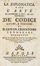  Trombelli Giovanni Crisostomo : La diplomatica o sia l'arte di conoscere l'eta, ed autenticita de' codici latini, e italiani di d. Giovan-Grisostomo Trombelli bolognese...  - Auction BOOKS, MANUSCRIPTS AND AUTOGRAPHS - Libreria Antiquaria Gonnelli - Casa d'Aste - Gonnelli Casa d'Aste