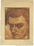  Ferruccio Pasqui  (Rapolano, 1886 - Firenze, 1958) : Due autoritratti (?).  - Asta Stampe, disegni, carte geografiche e vedute - Libreria Antiquaria Gonnelli - Casa d'Aste - Gonnelli Casa d'Aste