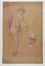  Carlo Ademollo  (Firenze, 1824 - 1911) : Uomo con fiasco e studio di testa.  - Asta Stampe, disegni, carte geografiche e vedute - Libreria Antiquaria Gonnelli - Casa d'Aste - Gonnelli Casa d'Aste
