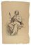  Alessandro Guardassoni  (Bologna, 1819 - 1881) : Due allegorie di virtù.  - Asta Stampe, disegni, carte geografiche e vedute - Libreria Antiquaria Gonnelli - Casa d'Aste - Gonnelli Casa d'Aste