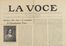La Voce. Periodici e Riviste, Collezionismo e Bibiografia  Giuseppe Prezzolini, Giovanni Papini  (Firenze, 1881 - Firenze, 1956)  - Auction Manuscripts, Incunabula, Autographs and Printed Books - Libreria Antiquaria Gonnelli - Casa d'Aste - Gonnelli Casa d'Aste