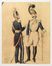  Antonio Zezon  (Napoli, 1803 - 1881) : Costumi militari borbonici.  - Auction Prints, Drawings, Maps and Views - Libreria Antiquaria Gonnelli - Casa d'Aste - Gonnelli Casa d'Aste