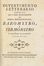  Sangomischi Alcandro [pseud. di Prez Francisco] : Divertimento letterario formato su i due istrumenti di fisica esperientale, barometro, e termometro parte prima (-seconda). Fisica, Strumenti scientifici, Gesuitica, Scienze tecniche e matematiche, Scienze tecniche e matematiche, Religione  Francisco Prez  (Boveda de Toro, 1720 - Bologna, 1807)  - Auction Manuscripts, Incunabula, Autographs and Printed Books - Libreria Antiquaria Gonnelli - Casa d'Aste - Gonnelli Casa d'Aste