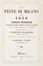  Ripamonti Giuseppe : La peste di Milano del 1630. Libri cinque, cavati dagli annali della città [...]. Volgarizzati per la prima volta dall'originale latino da Francesco Cusani. Con introduzione e note. Storia, Medicina, Storia, Diritto e Politica  Francesco Cusani  - Auction Manuscripts, Incunabula, Autographs and Printed Books - Libreria Antiquaria Gonnelli - Casa d'Aste - Gonnelli Casa d'Aste