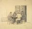  Alberto Zampieri  (Livorno, 1903 - Pisa, 1992) : Intorno al tavolo.  - Asta Stampe e Disegni - Libreria Antiquaria Gonnelli - Casa d'Aste - Gonnelli Casa d'Aste