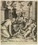  Cornelis Cort  (Hoorn, 1533 - Roma, 1578) : Sacra famiglia.  Federico Zuccari  (Sant'Angelo in Vado, 1539 - Ancona, 1609)  - Asta Stampe e Disegni - Libreria Antiquaria Gonnelli - Casa d'Aste - Gonnelli Casa d'Aste