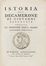  Manni Domenico Maria : Istoria del Decamerone.  Giovanni Boccaccio  - Asta LIBRI, MANOSCRITTI, STAMPE E DISEGNI - Libreria Antiquaria Gonnelli - Casa d'Aste - Gonnelli Casa d'Aste